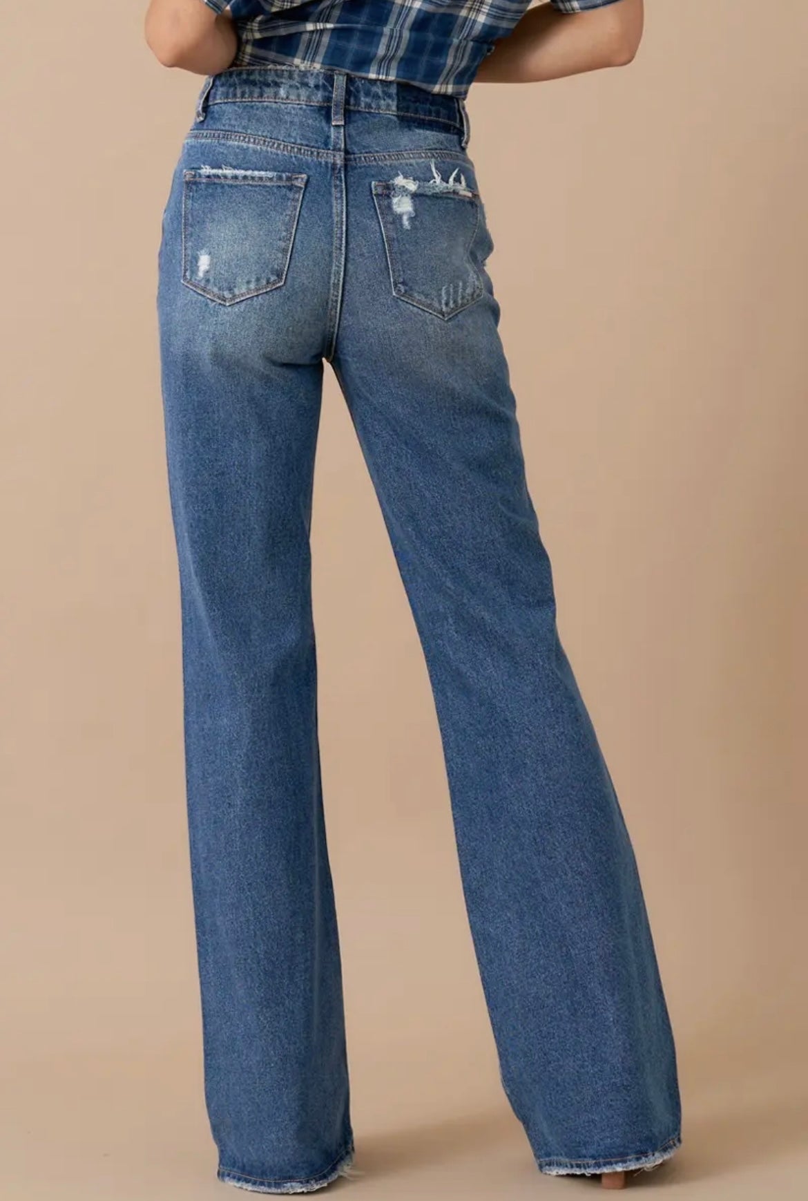 High Rise Relaxed Bootcut Jeans (Reg. & Plus Sizes) - Alletse