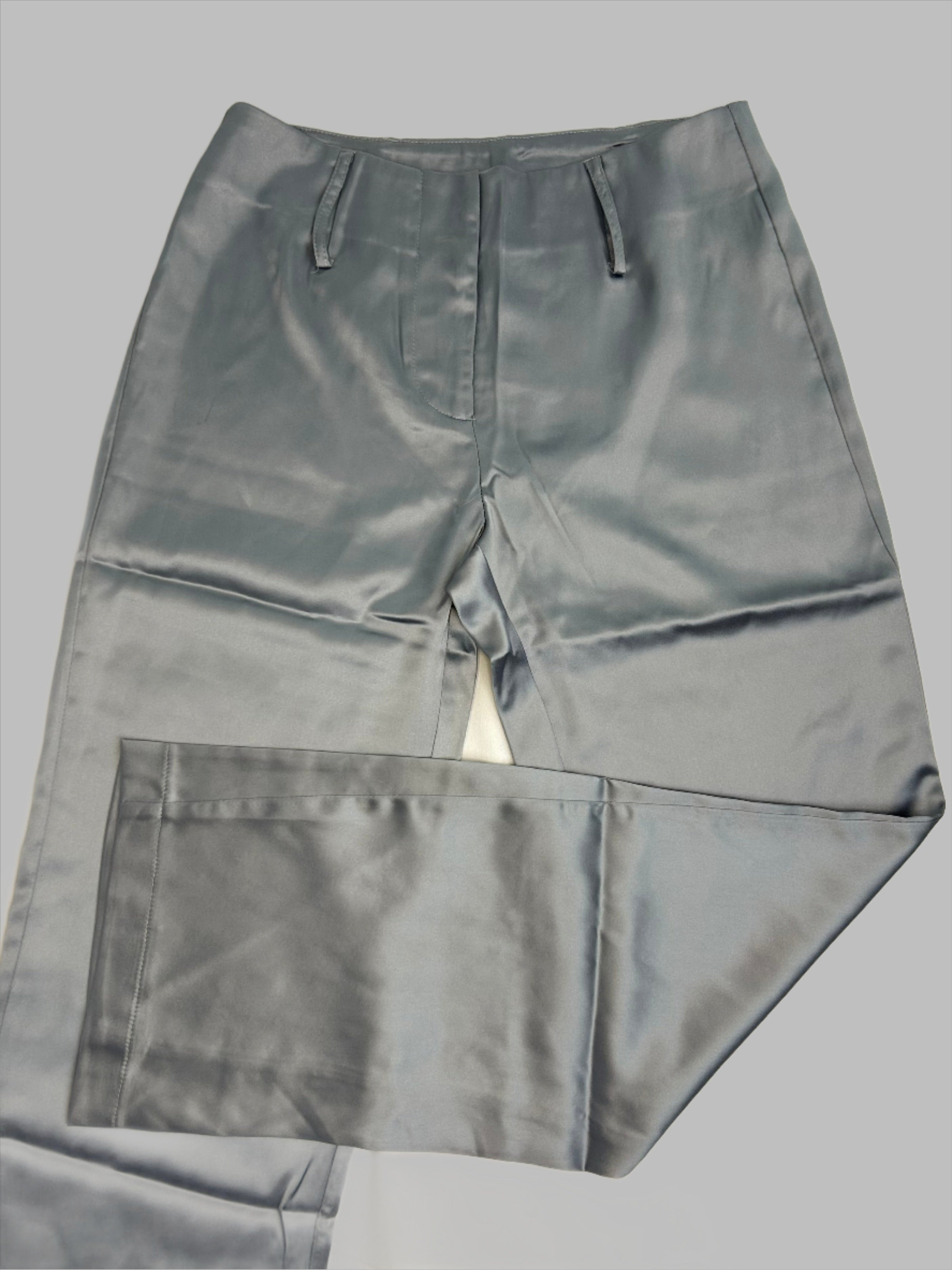 Straight Satin Pants - Alletse