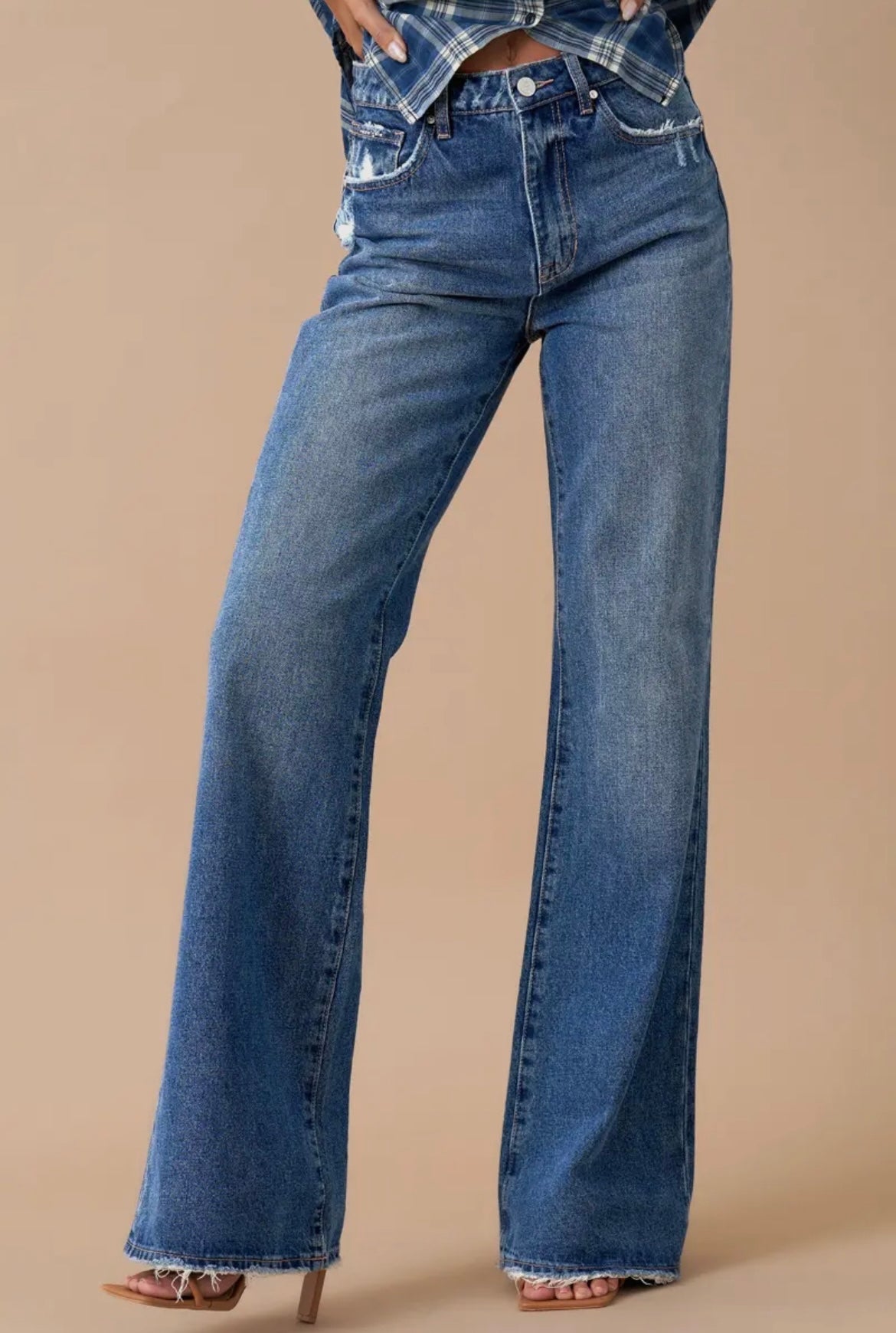 High Rise Relaxed Bootcut Jeans (Reg. & Plus Sizes) - Alletse